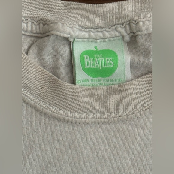 The Beatles Off White T-Shirt. Size L. - Picture 4 of 5